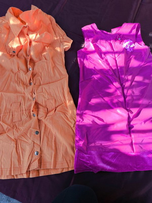 Set of 2 dresses for 10-year-old girls like new