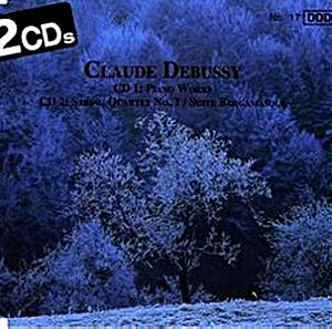 CLAUDE DEBUSSY "PIANO WORKS/STRING QUARTET NO.1/SUITE BERGAMASQUE" - ΔΙΠΛΟ CD