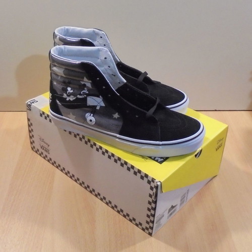 Vans Sk8-Hi Mickey Mouse Disney Plane Crazy authentic shoes size 44 new