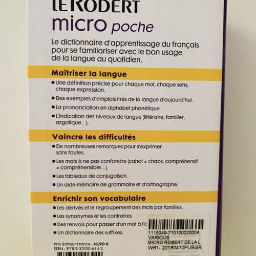 French language dictionary like new