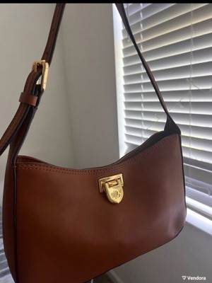 Ralph Lauren brown shoulder bag like new