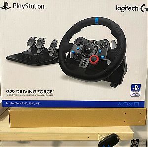 Logitech G29 Driving Force Τιμονιέρα με Πετάλια για PS5 / PS4 / PC / PS3  σφραγισμένο
