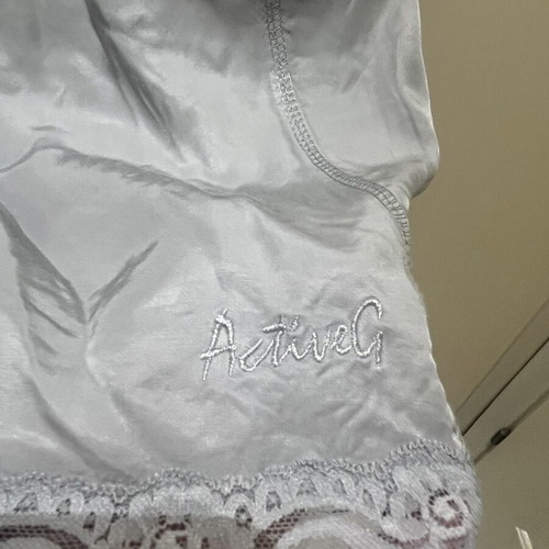 Active dress size 16 used, grey with silver sequins and lace