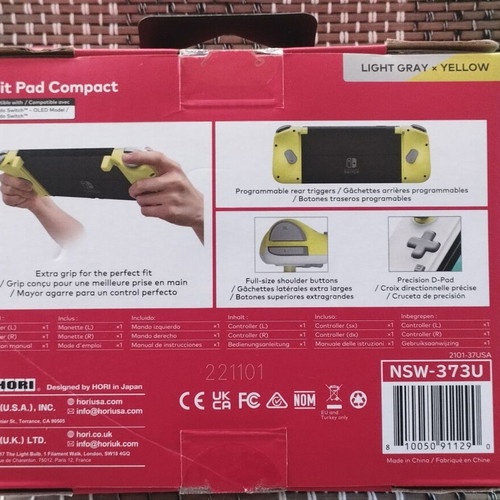Hori Grips for Nintendo Switch, like new
