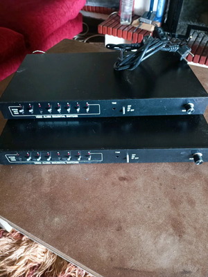 Video Alarm Sequential Switcher used, 2 pcs