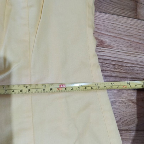 Dress yellow with bow on shoulder, like new, size S