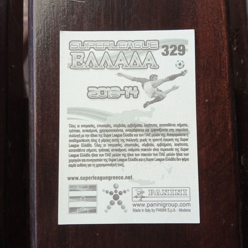 Panini Superleague 2013-2014 αυτοκόλλητο Νο329 Μίροσλαβ Στοχ μεταχειρισμένο