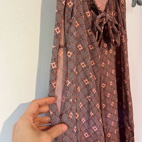 Namaste one-piece jumpsuit like new, beige and pink, size S