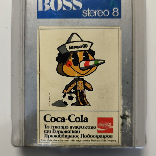 BOSS Stereo 8-Track Cartridge Coca-Cola Euro 80