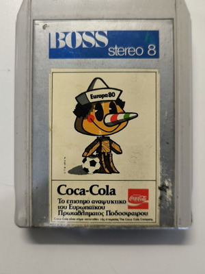 BOSS Stereo 8-Track Cartridge Coca-Cola Euro 80