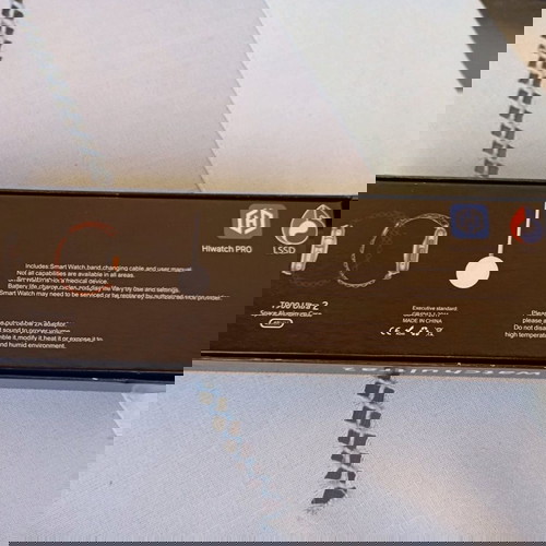 Ρολόι χειρός, Μαύρο χρώμα, Smart watch, Ψηφιακό, Καινούργιο στο κουτί του Με φορτιστή οδηγίες χρήσης