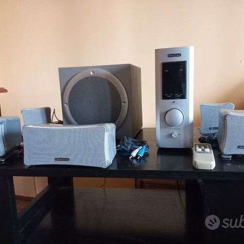 SilverCrest Surround 5.1 speaker system like new with remote