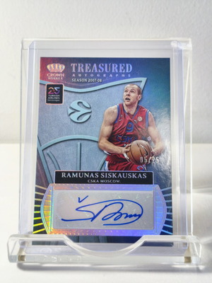 Ramunas Siskauskas Crown Royale Euroleague 2024-25 Treasured Autographs card like new