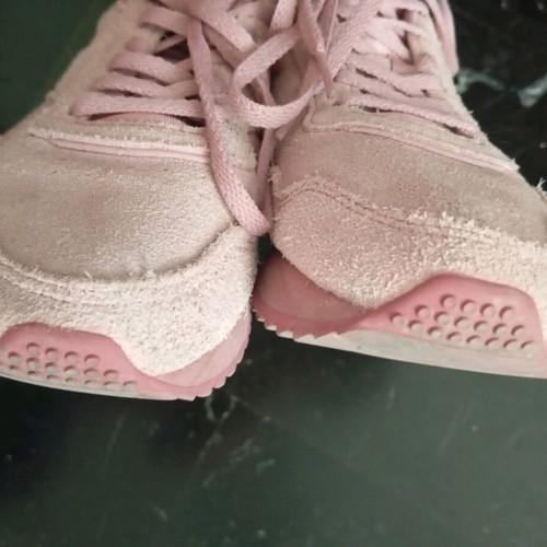 Reebok Royal Glide Ripple Double used pink suede sneakers size 39/39.5