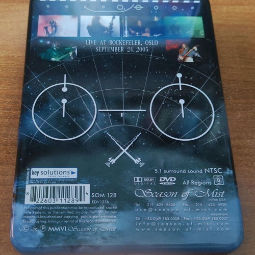 Arcturus Shipwrecked In Oslo live DVD like new, metal