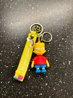 Bart Simpson keychain or bag charm like new