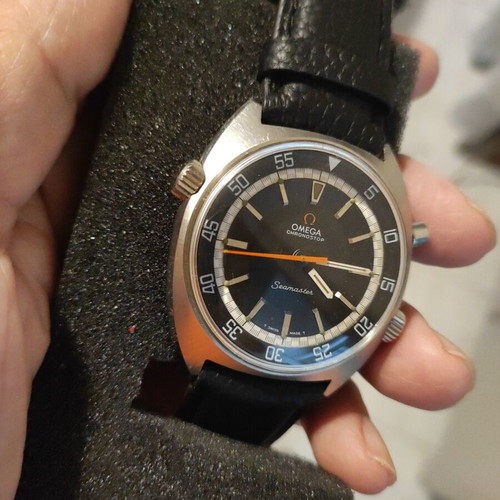 Omega Seamaster Chronostop wristwatch with manual 865 movement