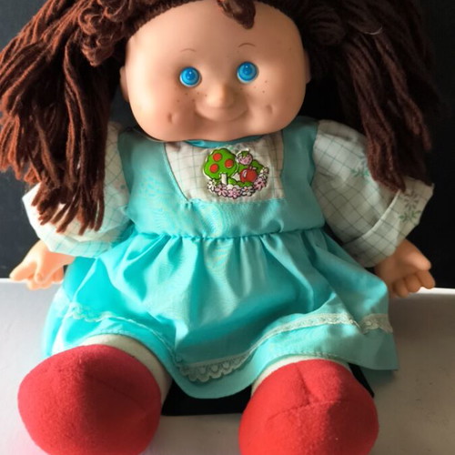 Vintage Lahanoula Fruit Doll kid's like new, size 37x30 cm