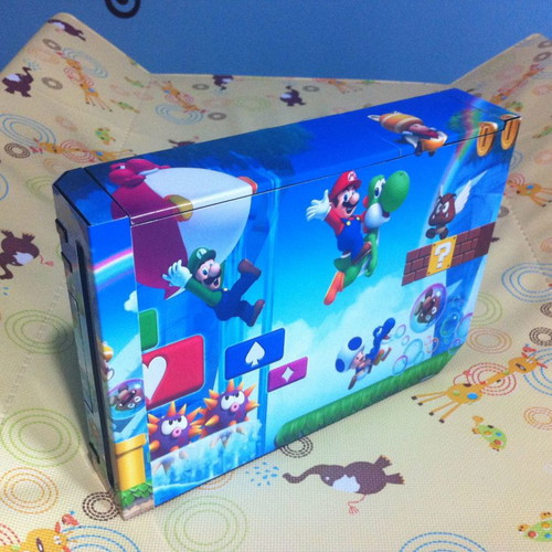 Wii Mario console stickers new