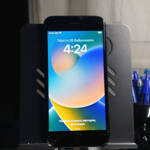 iPhone 8 used, black, 64GB, for parts or repair
