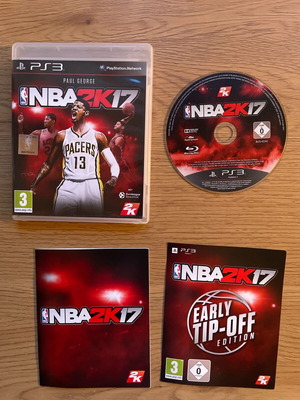 PS3 NBA 2K17 σαν καινούργιο για PlayStation 3 με manual, 2 κομμάτια