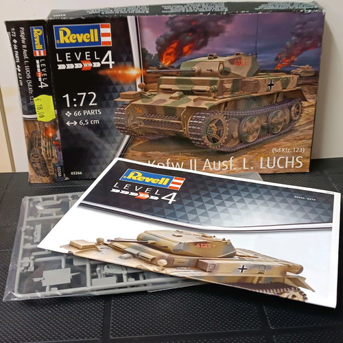 Pzkpfw II Ausf. L LUCHS 1:72 tank model new