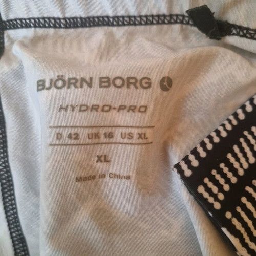 Bjorn Borg sports leggings used with print, size XL/Large