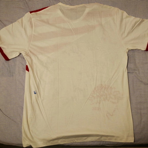 Olympiacos basketball jersey with player and coach autographs like new