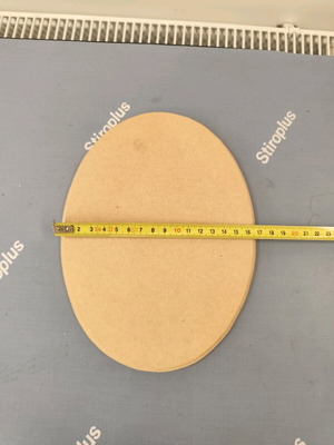 Wooden oval tabletop or hanging new