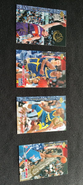Upper deck gold metal cards