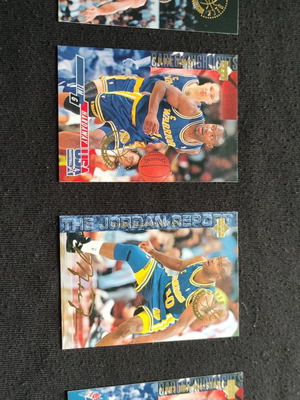 Upper deck gold metal cards