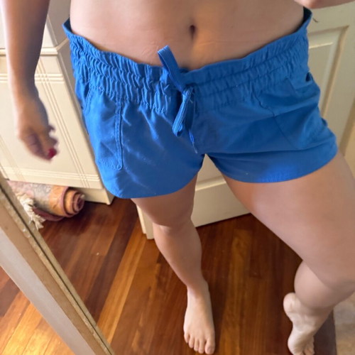 Firefly women's blue sports shorts like new with keychain