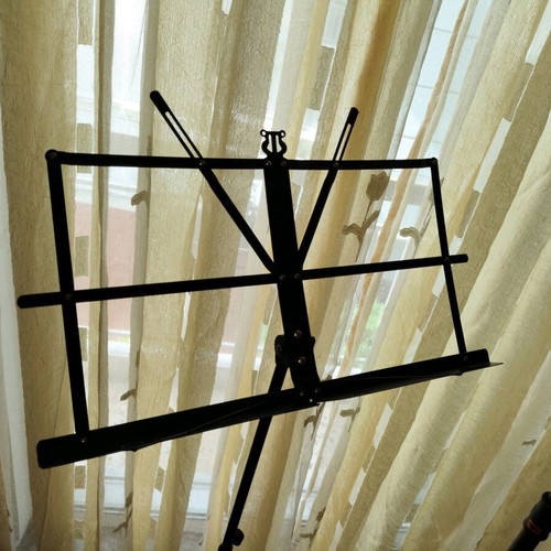 Music stands used, 2 adjustable height