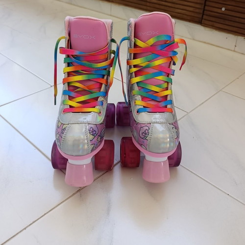 Byox Quad Rollers adjustable size 31-34 like new, kids