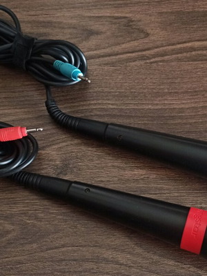 Singstar microphones for PS2 used, pair