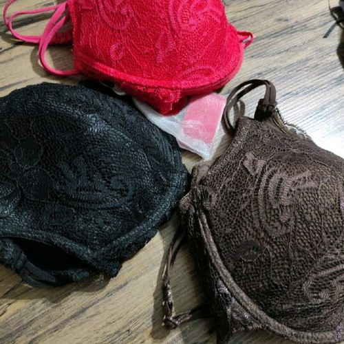 Wonderbra 85B lace bra brown new