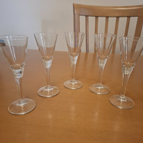 Liqueur glasses like new, set of 5 pieces