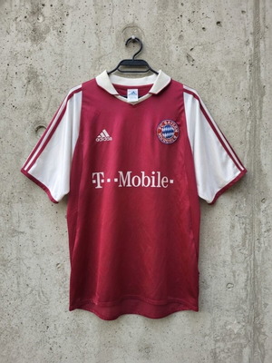 Bayern Munich 2003-2004 Retro Jersey Balak 13 Adidas used, size M