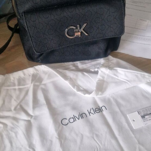 Calvin Klein backpack used, black