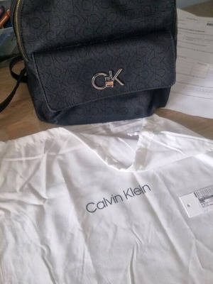 Calvin Klein backpack used, black