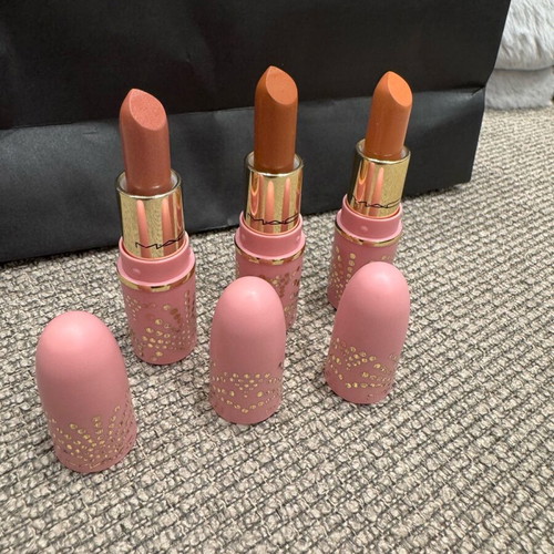 MAC lipstick set new with 3 mini nude shades
