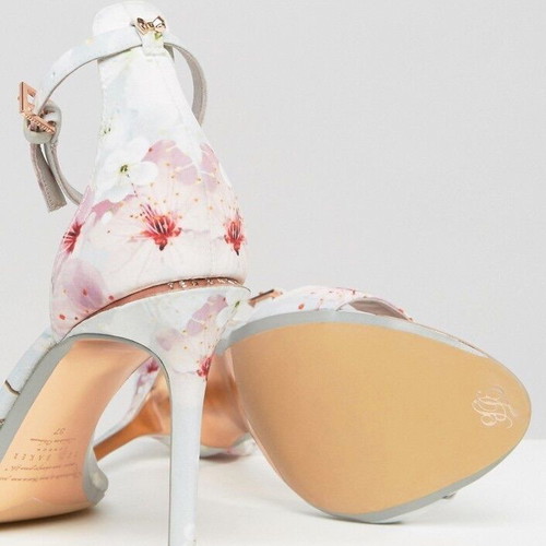 Ted Baker heeled sandals like new, size 37, blue and pink