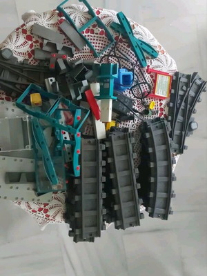 Playmobil Влак 4016 и Станция 4382 употребяван комплект