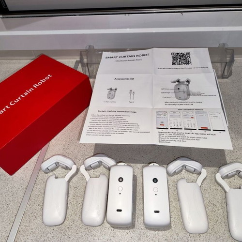 Tuya Smart Curtain Robot pair like new, smart motor for curtains