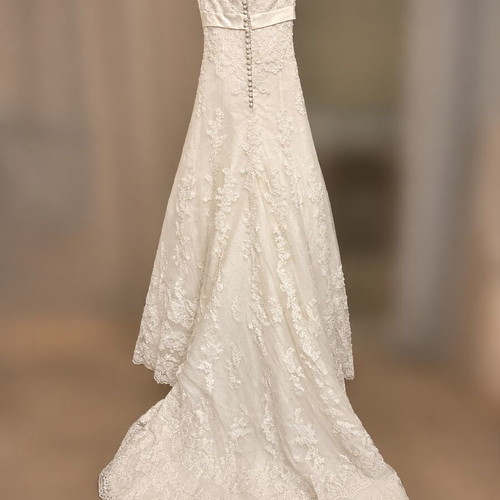 Pronovias wedding dress, size XS-S, lace with subtle sequins