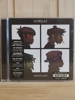 Gorillaz Demon Days CD като нов, електронна