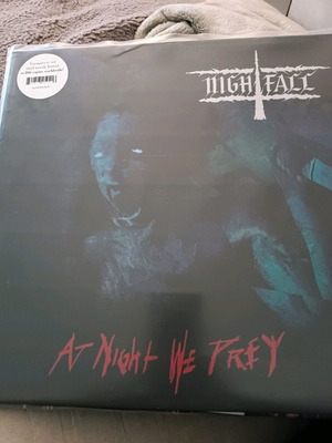 Nightfall At Night We Prey vinyl record new, red transparent