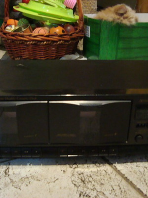 Teac W-485C Stereo Double Cassette Deck like new
