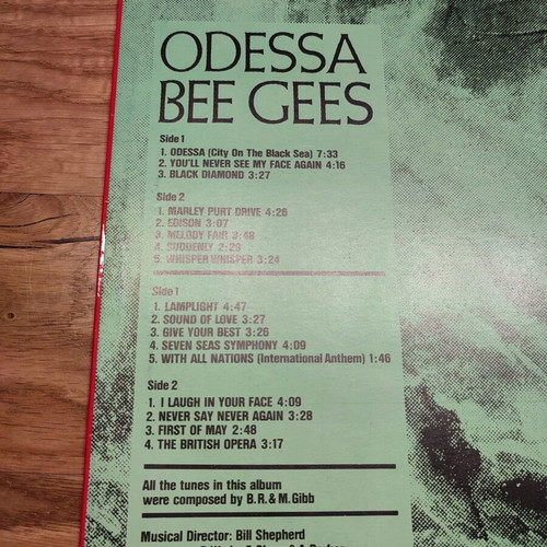 Bee Gees Odessa The Original double vinyl LP used, rock