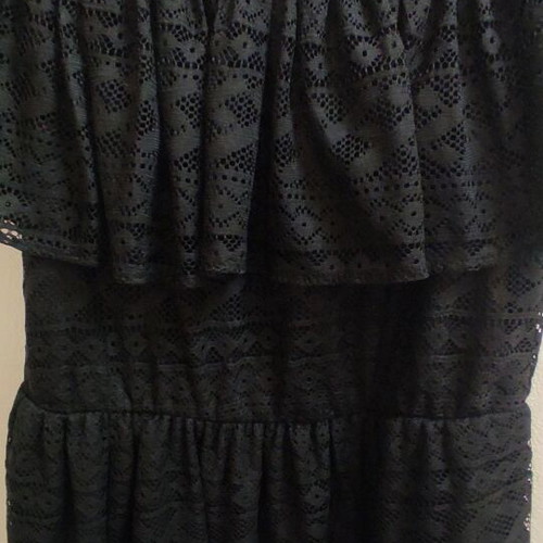 Short lace dress like new, black, size XS
